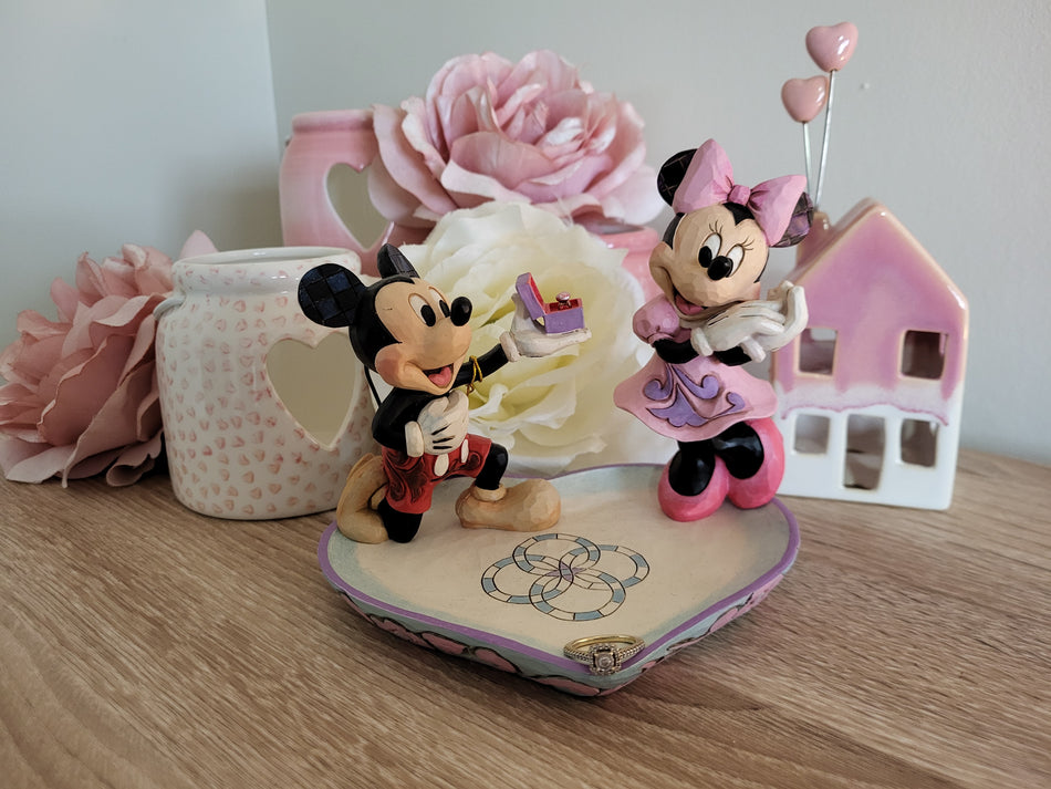 Disney Traditions  Mickey & Minnie Engagement Figurine - Jim Shore 4055436